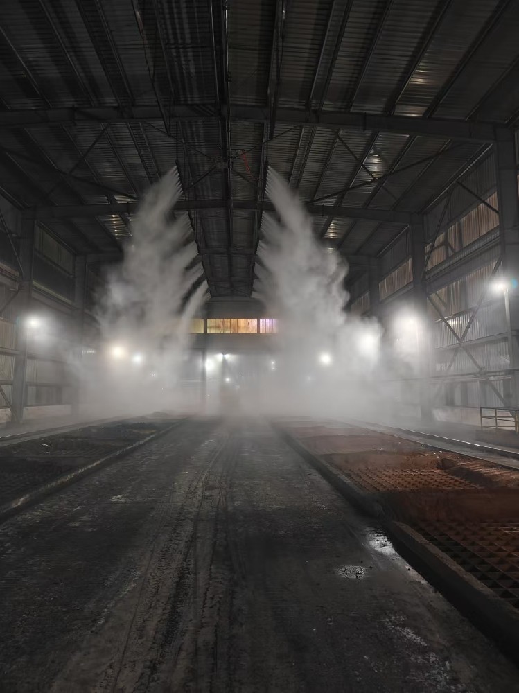 钢铁厂高压双流体干雾抑尘系统